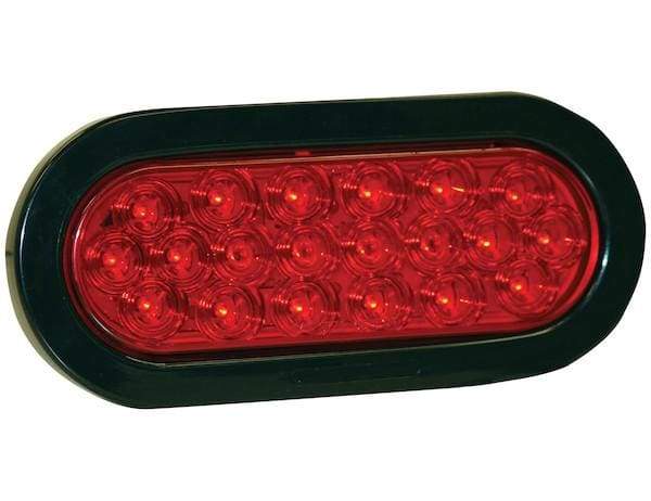 Buyers-5626520-6 Inch Red Oval Stop/Turn/Tail Light Kit With 20 LED, (product_type), (product_vendor) - Nicks Truck Parts