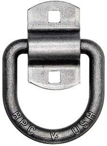 Buyers-B38RP-1/2 in. Forged D-Ring with  2-Hole Mounting Bracket, (product_type), (product_vendor) - Nick's Truck Parts