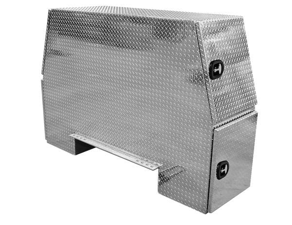 Buyers-BP825524-55x24x82 Inch Offset Floor Diamond Tread Aluminum Backpack Truck Box, (product_type), (product_vendor) - Nicks Truck Parts