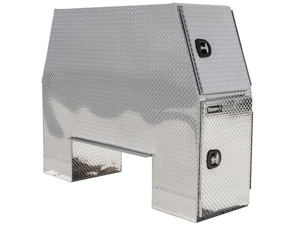 Buyers-BP826224-62x24x82 Inch Offset Floor Diamond Tread Aluminum Backpack Truck Box, (product_type), (product_vendor) - Nicks Truck Parts