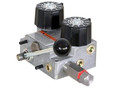 Buyers-HVC1030-3/4 Inch NPT Dual Flow Hydraulic Spreader Valve And Console 10-30 GPM, (product_type), (product_vendor) - Nicks Truck Parts