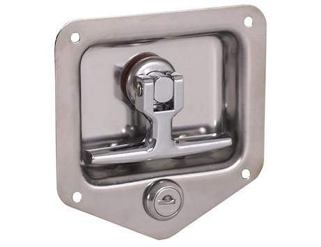 Buyers-L8825-Standard Size 2 Point T-Handle Latch With Mounting Holes, (product_type), (product_vendor) - Nicks Truck Parts