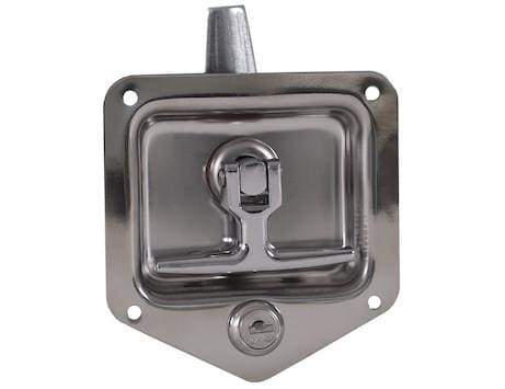 Buyers-L8835-Standard Size 3 Point T-Handle Latch With Mounting Holes, (product_type), (product_vendor) - Nicks Truck Parts