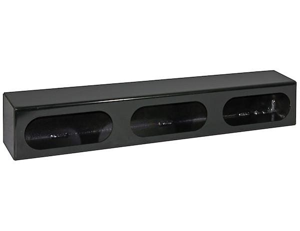 Buyers-LB3253-Triple Oval Light Box Black Powder Coated Steel, (product_type), (product_vendor) - Nicks Truck Parts