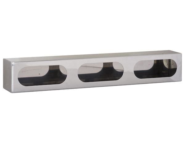 Buyers-LB3253SST-Triple Oval Light Box Stainless Steel, (product_type), (product_vendor) - Nicks Truck Parts