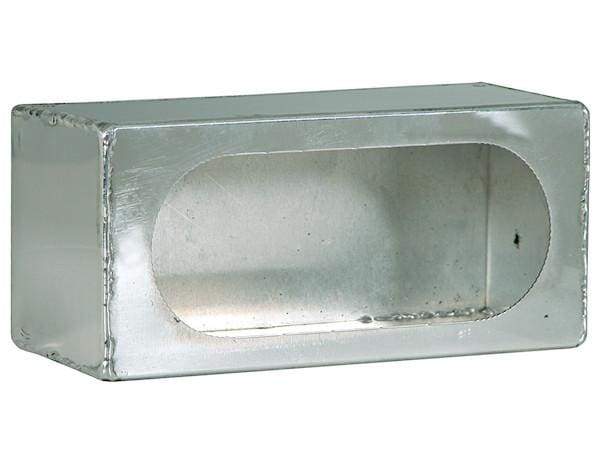Buyers-LB383ALSM-Single Oval Light Box Smooth Aluminum, (product_type), (product_vendor) - Nicks Truck Parts