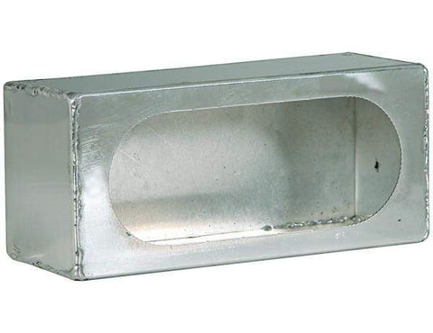 Buyers-LB383SST-Single Oval Light Box Stainless Steel, (product_type), (product_vendor) - Nick's Truck Parts