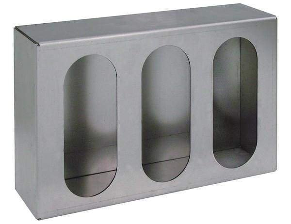 Buyers-LB8133-Grey Primed Steel Triple Oval Light Box, (product_type), (product_vendor) - Nicks Truck Parts
