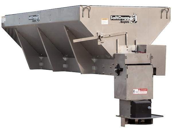Buyers-SALTDOGG-1400465SSE-3.0 Cubic Yard Electric Motor Stainless Steel Mid-Size Hopper Spreader, (product_type), (product_vendor) - Nicks Truck Parts