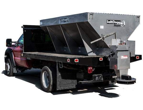 Buyers-SALTDOGG-1400475SSE-3.5 Cubic Yard Electric Motor Stainless Steel Mid-Size Hopper Spreader, (product_type), (product_vendor) - Nicks Truck Parts