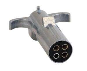 Buyers-TC2004-4-Pin Trailer End Connector, Metal (round), (product_type), (product_vendor) - Nicks Truck Parts