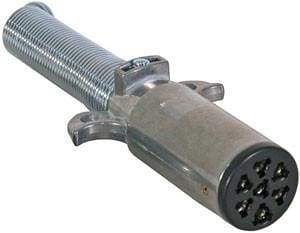 Buyers-TC2007-7-Pin Trailer End Connector, Metal (round), (product_type), (product_vendor) - Nicks Truck Parts