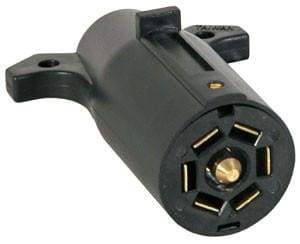 Buyers-TC2007P-7-Pin Trailer End Connector, Plastic (flat), (product_type), (product_vendor) - Nicks Truck Parts