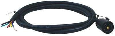 Buyers-TC2967P-7-Pin Trailer End Connector, Plastic (RV flat) with 96in. cable, (product_type), (product_vendor) - Nicks Truck Parts