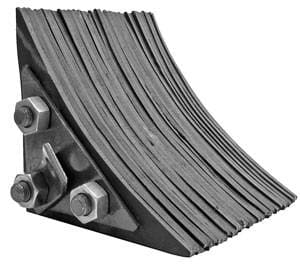 Buyers-WC0888-Laminated Rubber Wheel Chock, (product_type), (product_vendor) - Nicks Truck Parts