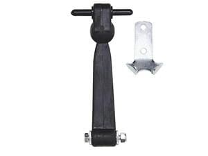Buyers-WJ208-Heavy-Duty Hood Catch, Rubber, 8in., (product_type), (product_vendor) - Nick's Truck Parts