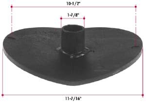 334-867 - Chalmers Bottom Plate - Nick's Truck Parts