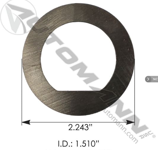 E-1001-Axle Spindle Washer, (product_type), (product_vendor) - Nick's Truck Parts