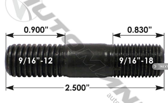 E-11647-Drive Flange Stud, (product_type), (product_vendor) - Nick's Truck Parts