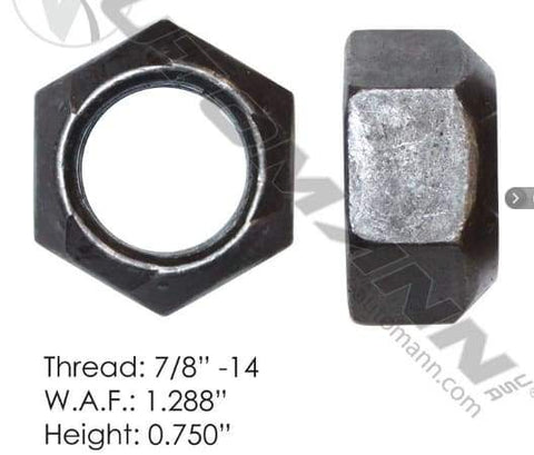 E-1835-Back Wheel Nut, (product_type), (product_vendor) - Nick's Truck Parts