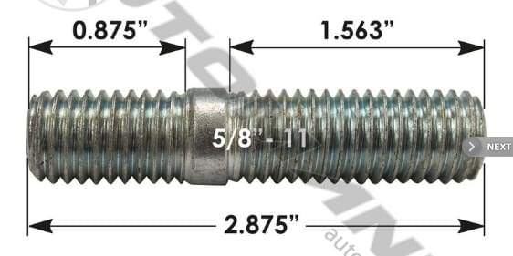 E-4958-Spoke Wheel & Rim Stud, (product_type), (product_vendor) - Nick's Truck Parts
