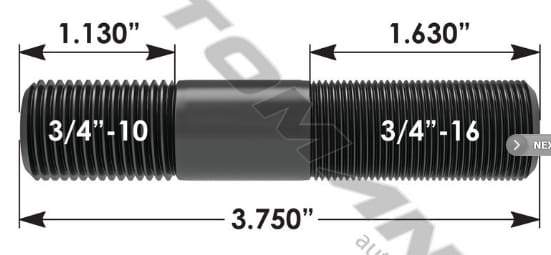 E-4960-Drive Flange Stud, (product_type), (product_vendor) - Nick's Truck Parts