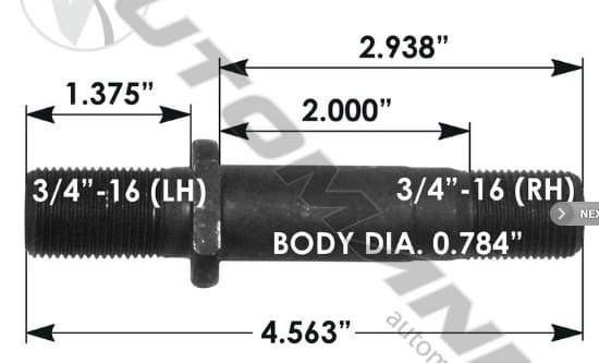 E-5553L-Round Collar Should Stud, (product_type), (product_vendor) - Nick's Truck Parts