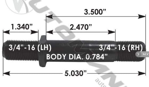 E-5557L-Round Collar Should Stud, (product_type), (product_vendor) - Nick's Truck Parts