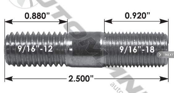 E-5887-Spoke Wheel & Rim Stud, (product_type), (product_vendor) - Nick's Truck Parts