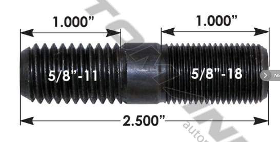 E-5946-Drive Flange Stud, (product_type), (product_vendor) - Nick's Truck Parts