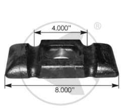 338-124 - Hendrickson Type Top Plate - Nick's Truck Parts