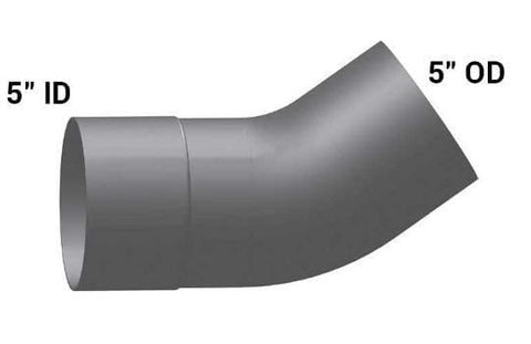 FL-16639-001-5in. Elbow ID/OD, 35 Degrees, (product_type), (product_vendor) - Nick's Truck Parts