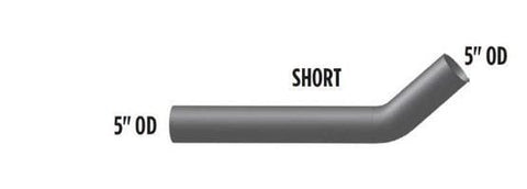 FL-17131-001-Short Elbow, 5in. 40 Degree OD/OD, (product_type), (product_vendor) - Nick's Truck Parts