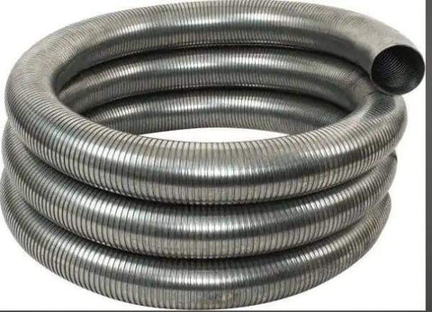 G15-448-4in. x 4 ft. Galvanized Flex Hose, (product_type), (product_vendor) - Nick's Truck Parts