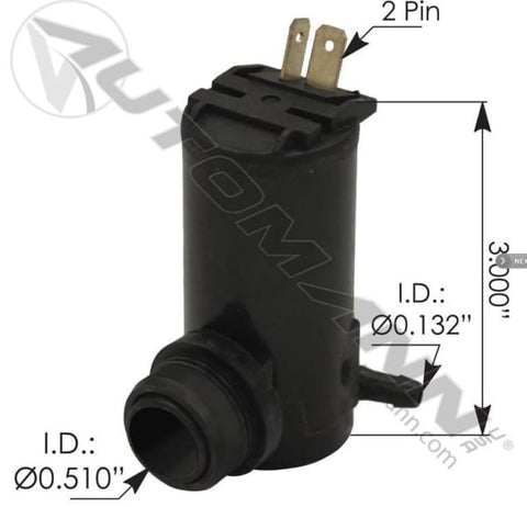 HLK7057-Washer Fluid Pump Terex, (product_type), (product_vendor) - Nick's Truck Parts