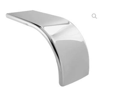 Hogebuilt-SS505HT-Half-Tandem Low-Rider Fender Skins. SS Perfect Mirror Finish-53.5 in. (Pair), (product_type), (product_vendor) - Nick's Truck Parts