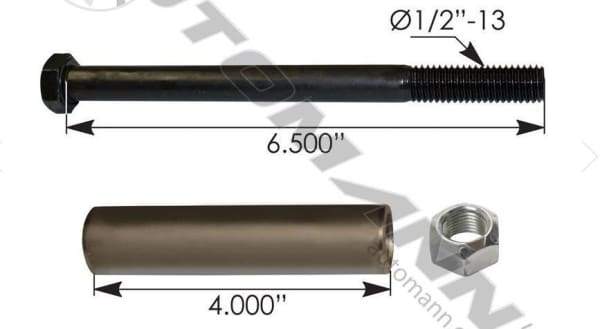 334-100 -Hendrickson - RT/RTE Rebound Assembly - Nick's Truck Parts
