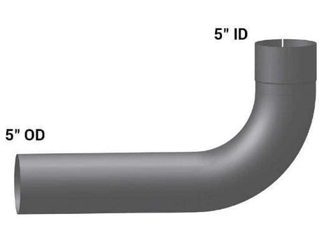 KW-17386-24-Elbow,5in. 90 Deg ID/OD ALZ, (product_type), (product_vendor) - Nick's Truck Parts