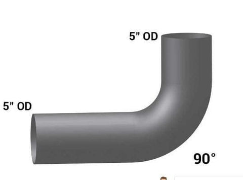 KW-18610-385-Elbow,5in.90 Deg OD/OD ALZ, (product_type), (product_vendor) - Nick's Truck Parts