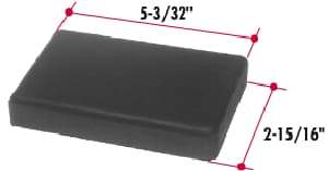 325-119 - Rubber Pad -Hutch Model H800A- Model H800A - Nick's Truck Parts