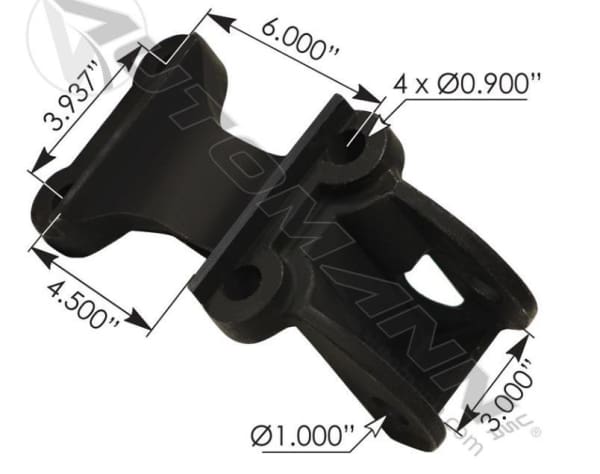 M163081-Hutch Axle Seat Torque Rod Bracket, (product_type), (product_vendor) - Nick's Truck Parts