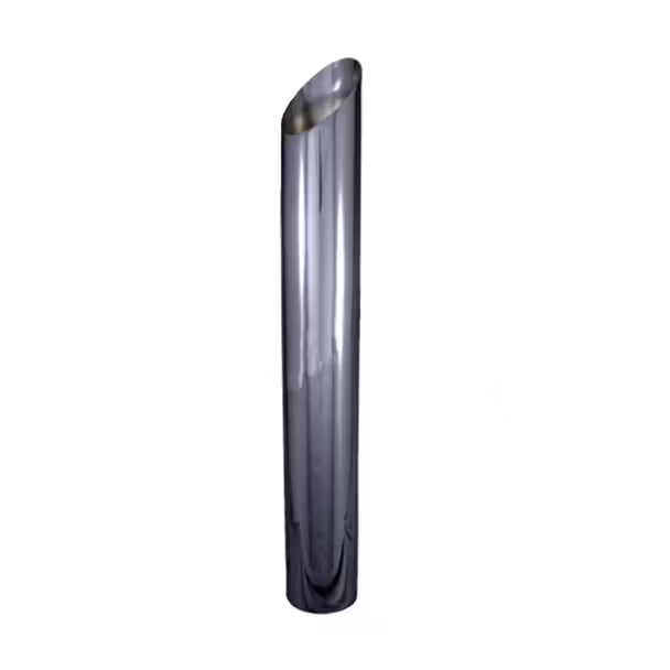 Grand Rock- P5-120EXC-Stack Miter 5" x 120" ID Chrome - Nick's Truck Parts