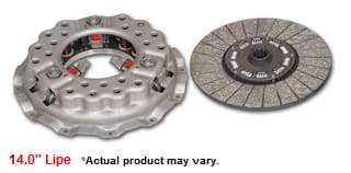 MU14-1686-26N - 14 in. LIPE Push Type Clutch - Nick's Truck Parts