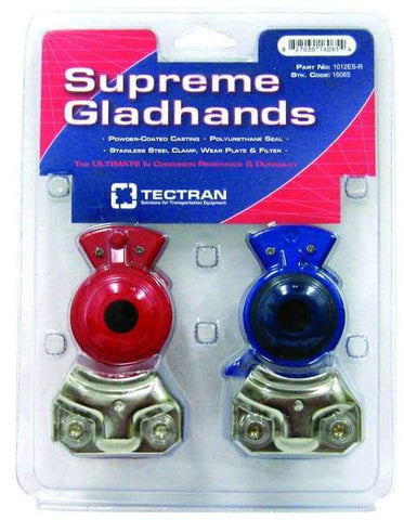 Tectran-1012ES-R-Supreme Powder Coated Gladhands, (product_type), (product_vendor) - Nicks Truck Parts