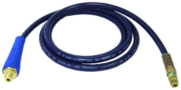 12 FT Air Line Hose Assembly Set Straight Heavy Duty Air Power Hoses Semi Truck