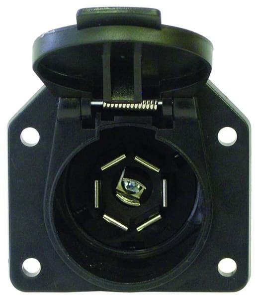 Tectran-690P-72-Light Duty 7-Way Blade Style Poly Socket, (product_type), (product_vendor) - Nicks Truck Parts