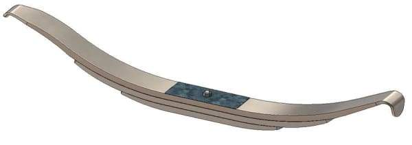 TRA-693-Fruehauf-Trailer Spring, (product_type), (product_vendor) - Nick's Truck Parts