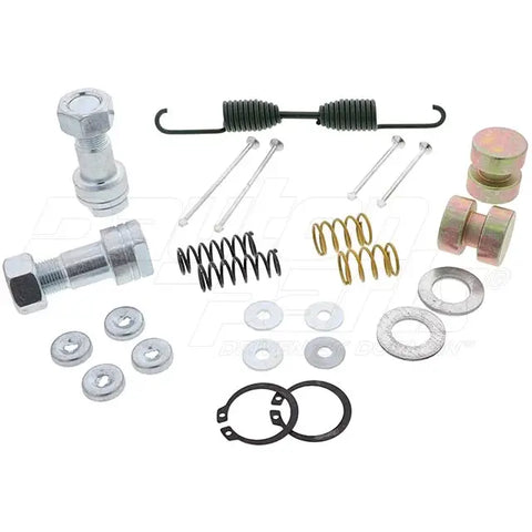 Automann BHE-4691 brake hardware kit with brake components and clips for vehicle braking systems, shown in the image.