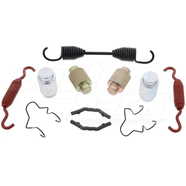 Automann BHE-6999S brake hardware kit with various brake components, including springs and clips for vehicle brake systems.