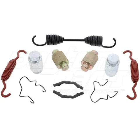 Automann BHE-6999S brake hardware kit with various brake components, including springs and clips for vehicle brake systems.